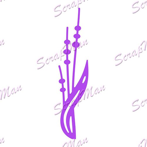 Нож для вырубки "Травка" от ScrapMan