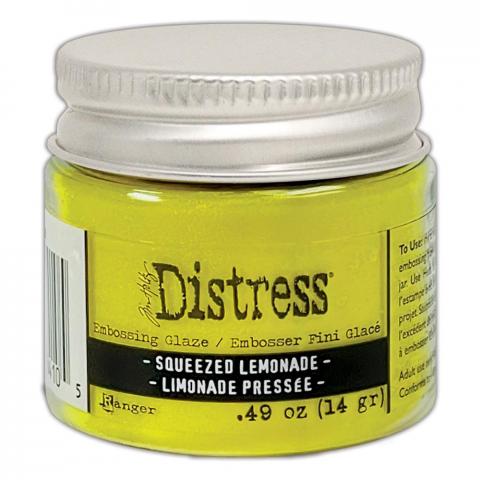 Пудра Tim Holtz Distress Embossing Glaze цвет Выжатый лимон (Squeezed Lemonade)