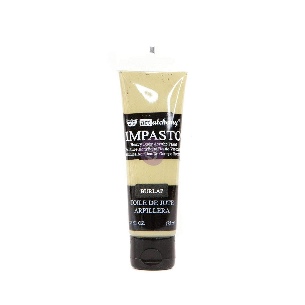 Акриловая краска Art Alchemy Impasto Paint "Burlap" 75мл от Prima Marketing от магазина ScrapMan.ru