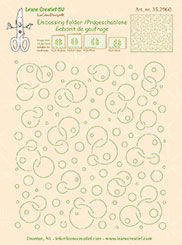 Папка для тиснения "Circles" от Leane Creatief от магазина ScrapMan.ru