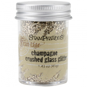 Стеклянный глиттер Frantage Crushed Glass "Champagne" Stampendous