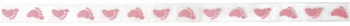 Лента из органзы Детские шаги, цвет розовый
