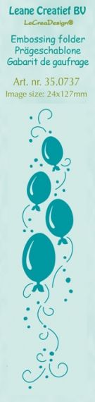 Папка для тиснения "Бордюр шарики" от Leane Creatief