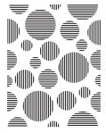 Папка для эмбоссинга "Circles & Stripes" из коллекции Allura от Ultimate Crafts