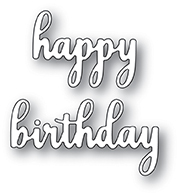 Нож для вырубки С днем рождения "Sentimental Happy Birthday" от Memory Box