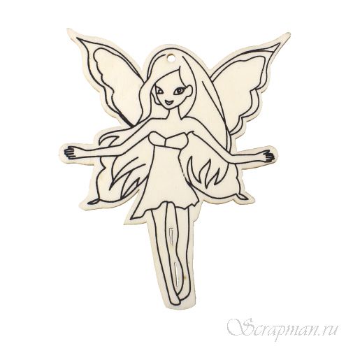 Деревянная фигурка "Фея"