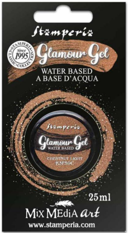 Гель "Glamour Gel" цвет Chestnut light от Stamperia