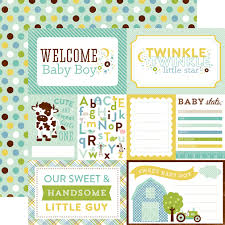 Бумага "Добро пожаловать малыш" из коллекции Новорожденный "Bundle Of Joy"