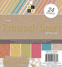 Набор бумаги "Printed Craft" 12 листов