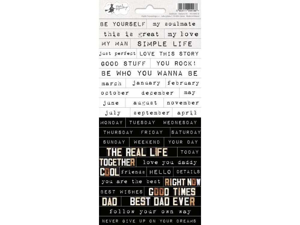 Набор стикеров из коллекции "Soulmate" от P13