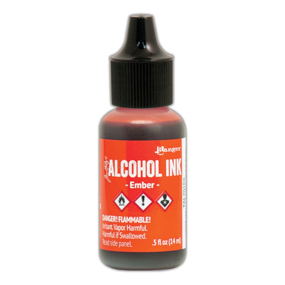 Чернила Alcohol Ink цвет Ember от Tim Holtz
