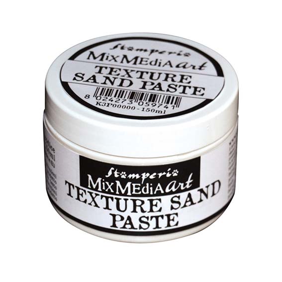 Паста белая с текстурой песка (Texture Sand Paste) 150мл от Stamperia
