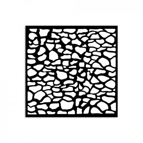Трафарет "SILENT SEA STONES PATTERN" от Stamperia