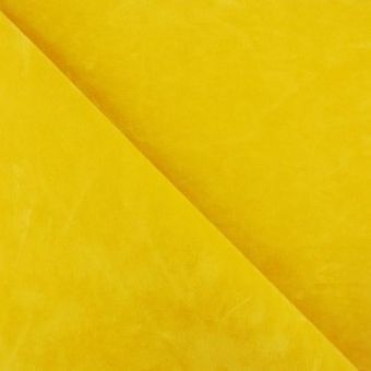Искусственная двухсторонняя замша, цвет Желтый, отрез А4
