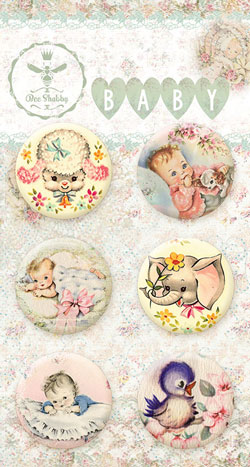 Набор фишек из коллекции Baby от Bee Shabby