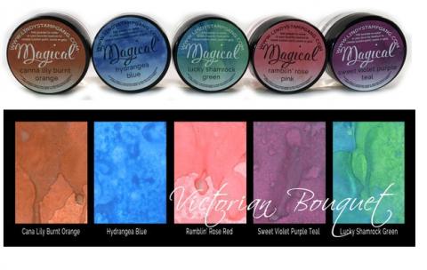 Набор сухих красок-пигментов "Victorian Bouquet" Shimmer Magicals