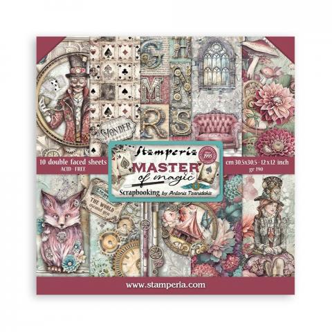 Набор бумаги "Master of Magic" 10 листов + бонус от Stamperia 