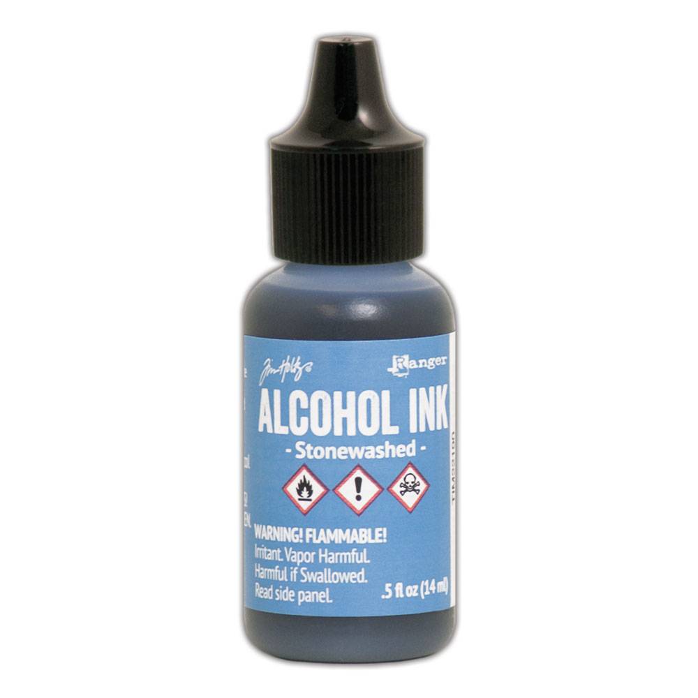 Чернила Alcohol Ink цвет Stonewashed от Tim Holtz
