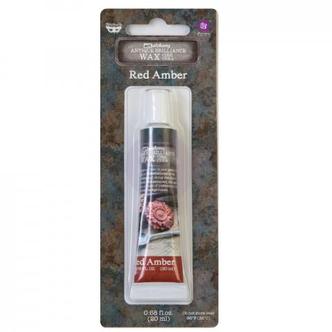 Восковая паста Art Alchemy Antique Brilliance Wax - "Red Amber" 20мл от Prima Marketing