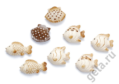Набор декоративных элементов "Морские животные" 8 штук от KNORR PRANDELL