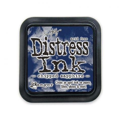 Большая подушечка "Tim holtz distress" цвет Сколотый сапфир (Chipped Sapphire)
