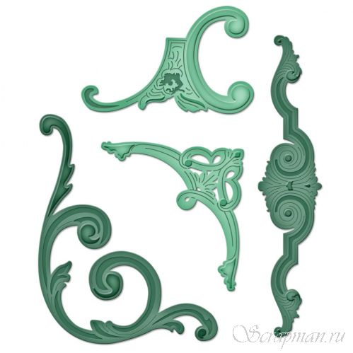 Набор ножей "Gold Corbels and Accents"