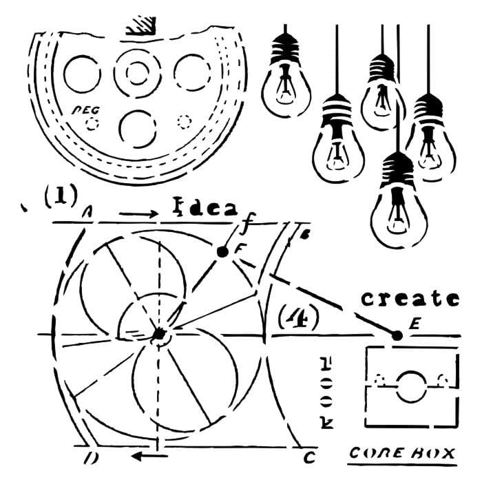 Трафарет "Idea"