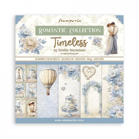 Набор бумаги "Timeless" 10 листов + бонус от Stamperia 
