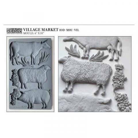 Набор молдов "VILLAGE MARKET" Iron Orchid Designs