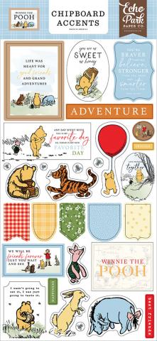 Набор чипборда "Accents" из коллекции "Winnie The Pooh"