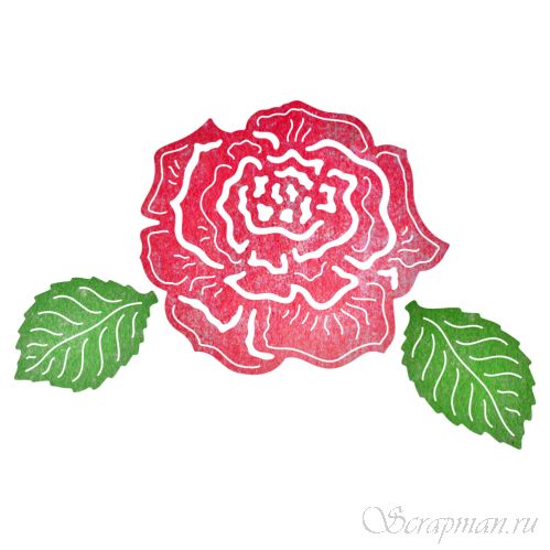 Нож "Rose and Leaves" от Cheery Lynn Designs