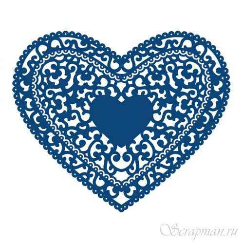 Нож "Florentine Heart" от Tattered Lace