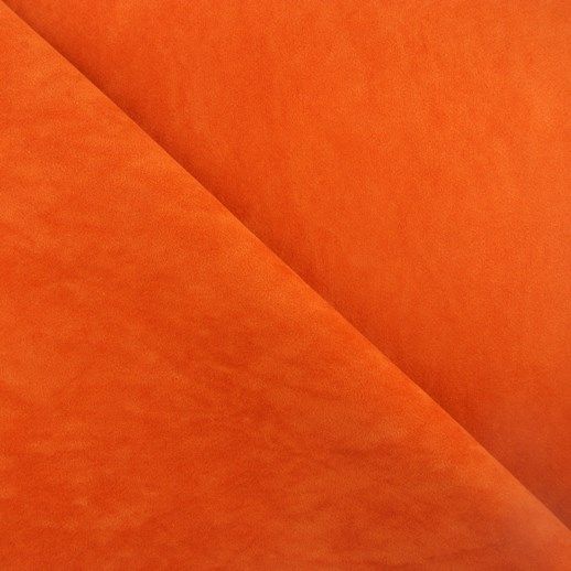 Искусственная двухсторонняя замша, цвет Оранжевый, отрез А4