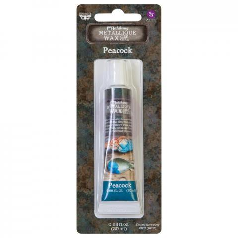 Восковая паста Art Alchemy Metallique Wax - "Peacock" 20мл от Prima Marketing