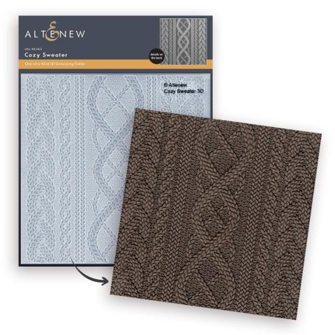 Папка для тиснения Уютный свитер "Cozy Sweater" от Altenew