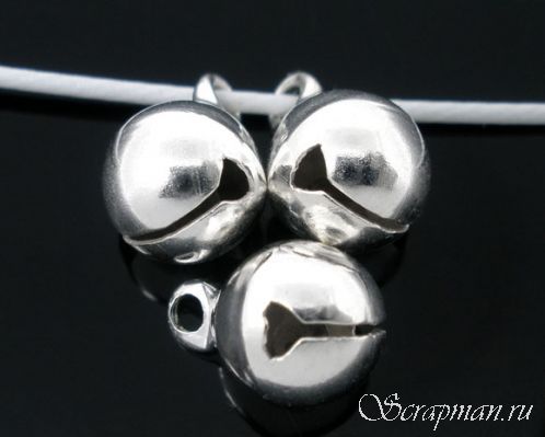 Подвеска "Колокольчик" серебряный