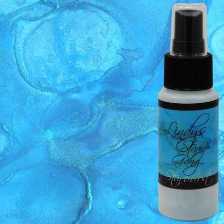 Спрей Starburst "Delphinium Turquoise Shimmer Spray" от Lindys Stamp Gang