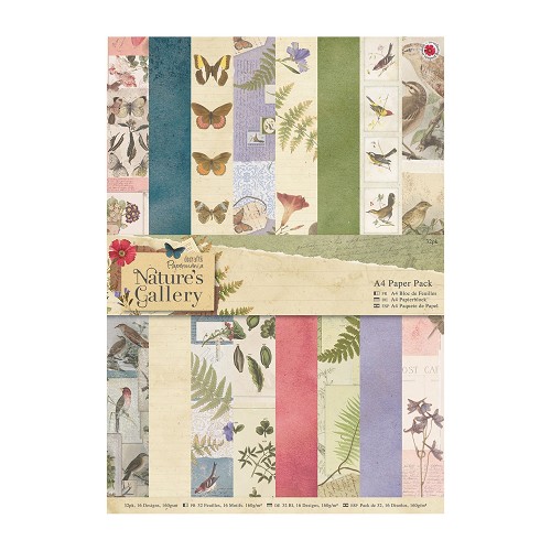 Набор бумаги Природная галерея "Nature's Gallery" 16 листов
