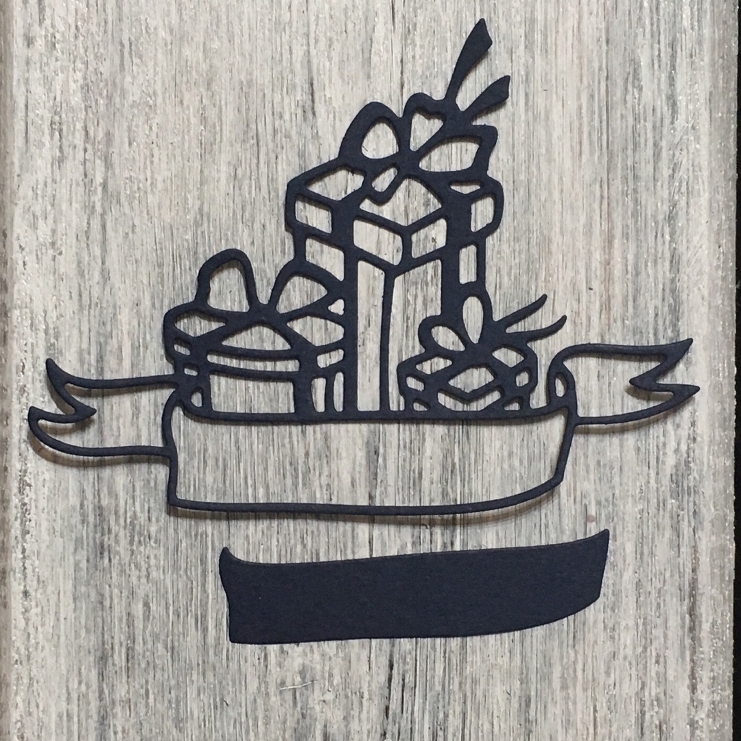 Нож Подарки с баннером от ArtScrap