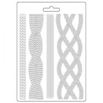 Молд пластиковый Шепот леса (Whispering Woods) формат А5, Stamperia 