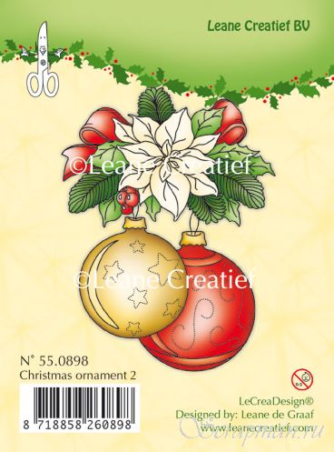 Штамп "Christmas Ornament-2" от Leane Creatief