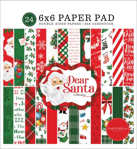 Набор бумаги "Dear Santa" 24 листа