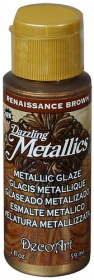 Глазурь Dazzling Metallics "Renaissance Brown" от Decoart