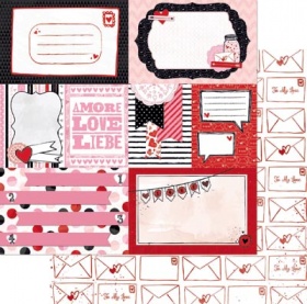 Бумага "Любовь" из коллекции Кувырком "Head Over Heels"