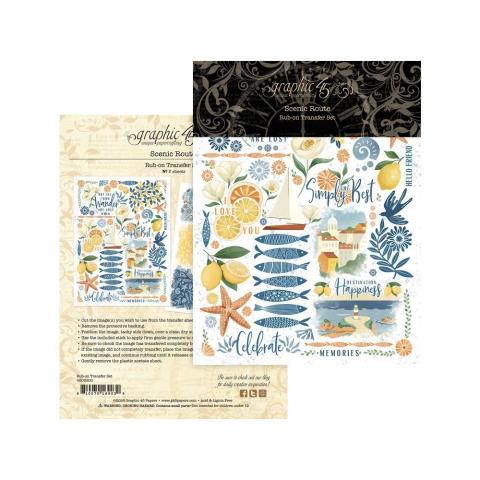 Набор натирок Живописный маршрут "Scenic Route" от Graphic 45