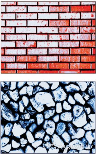 Металл. пластины для эмбоссинга "Bricks and Stones" от Cheery Lynn Designs от магазина ScrapMan.ru