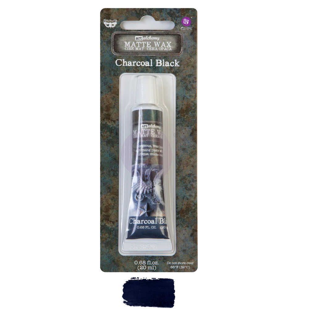 Восковая паста Art Alchemy Matte Wax - "Charcoal Black" 20мл от Prima Marketing