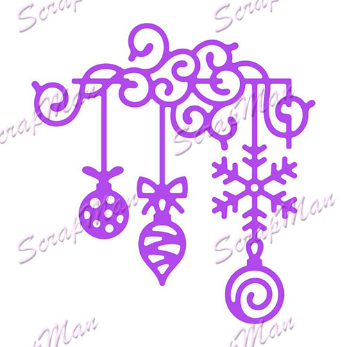 Нож для вырубки "Новогодний уголок-2" от ScrapMan