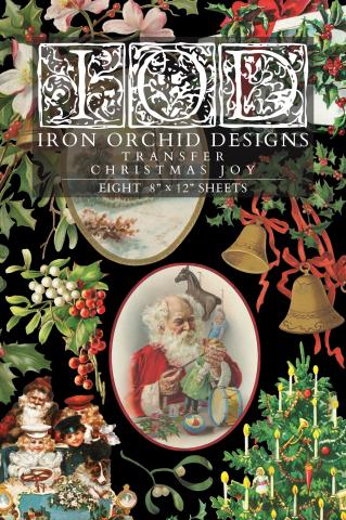 Трансфер CHRISTMAS JOY 8×12 PAD IOD