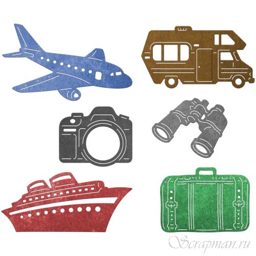 Нож "Fun Travel Die Set" от Cheery Lynn Designs